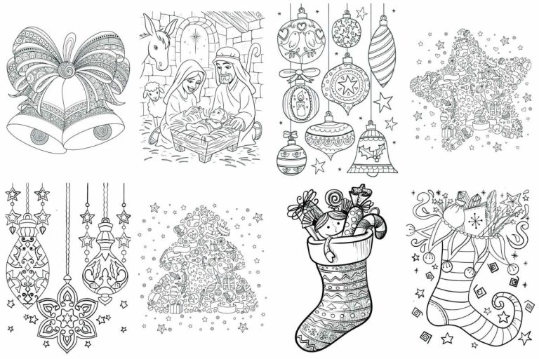 coloringpages Christmas Symbols coloring pages