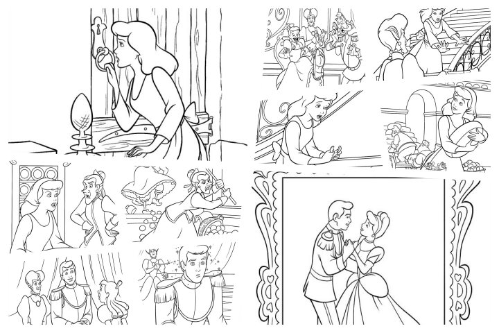 coloringpages Cinderella coloring pages