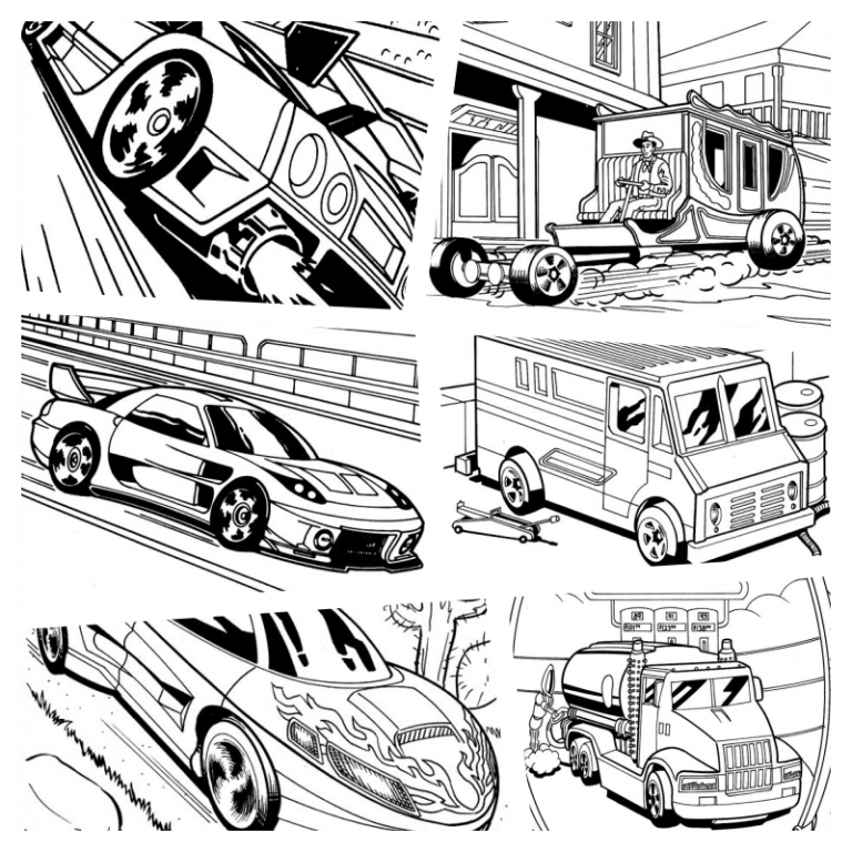 coloringpages HotWheels coloring pages