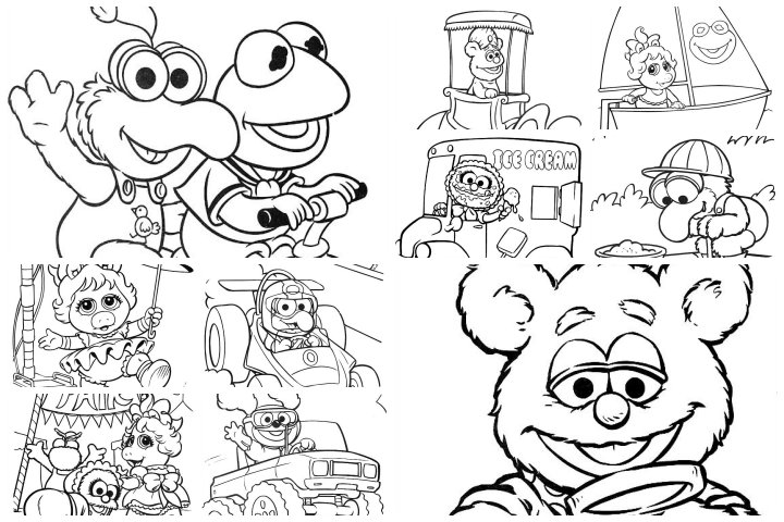 coloringpages Muppet Babies coloring pages