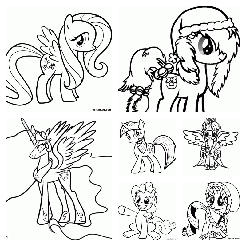 My little pony coloring pages