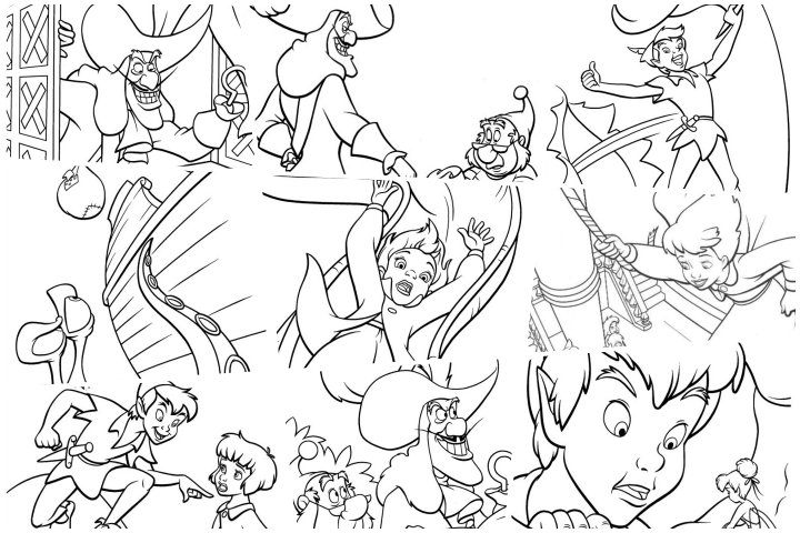 coloringpages Peter Pan coloring pages