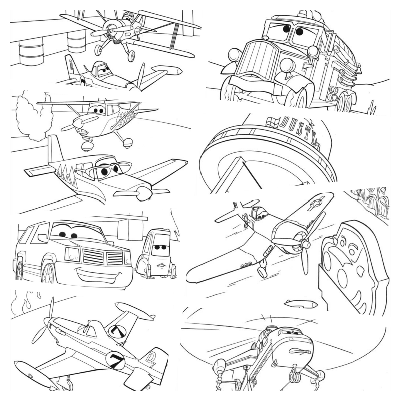 coloringpages Planes coloring pages