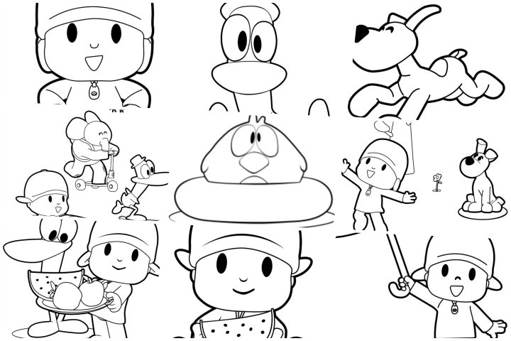 coloringpages Pocoyo coloring pages