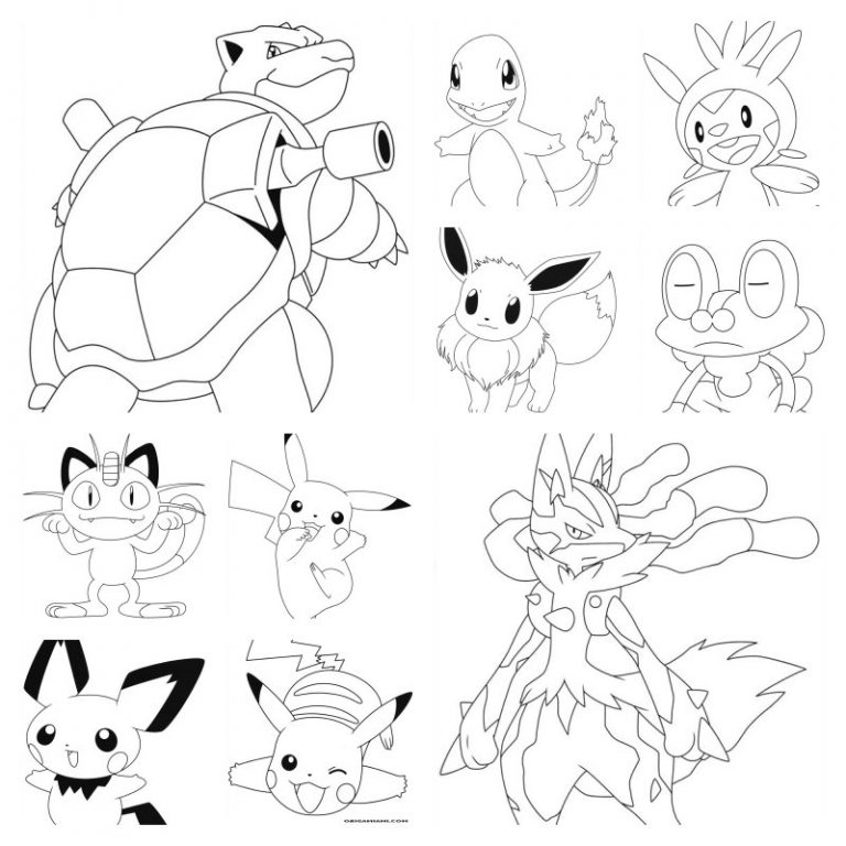 coloringpages Pokémon coloring pages