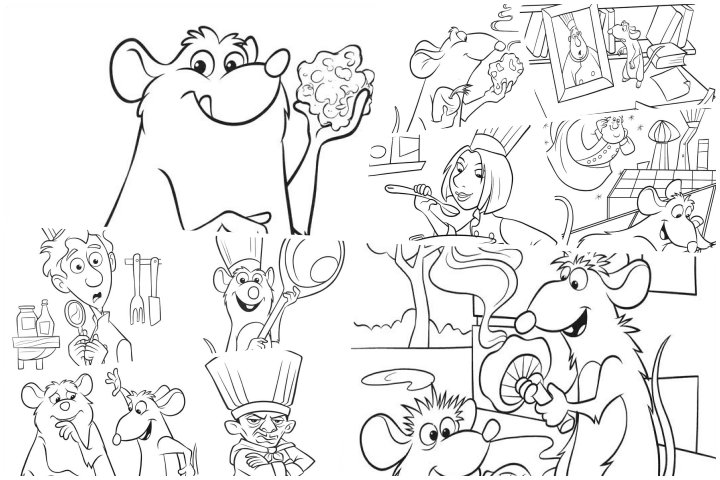 coloringpages Ratatouille coloring pages