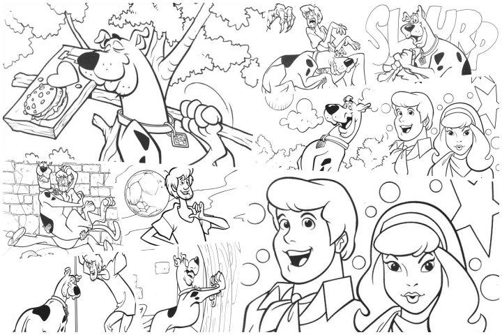 coloringpages Scooby Doo coloring pages