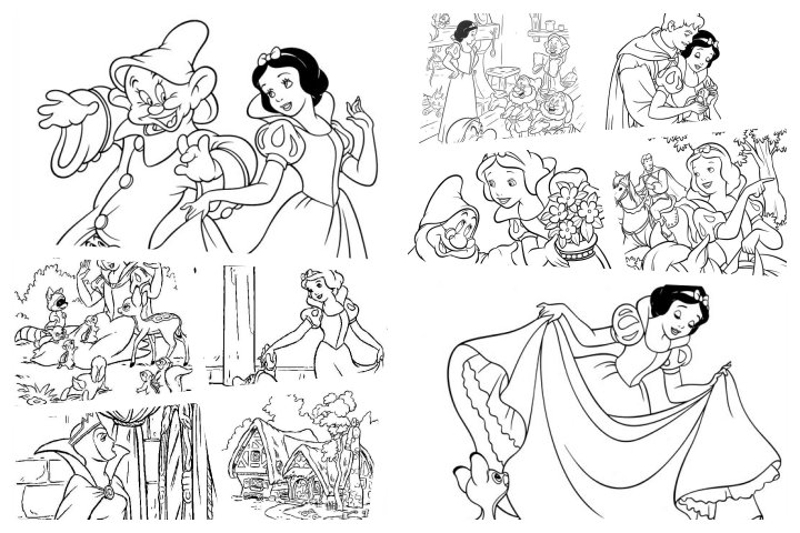 coloringpages Snow White coloring pages