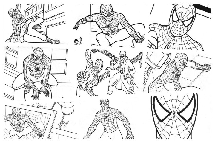 coloringpages SpiderMan coloring pages