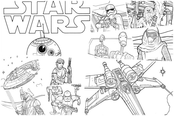 coloringpages Star Wars coloring pages