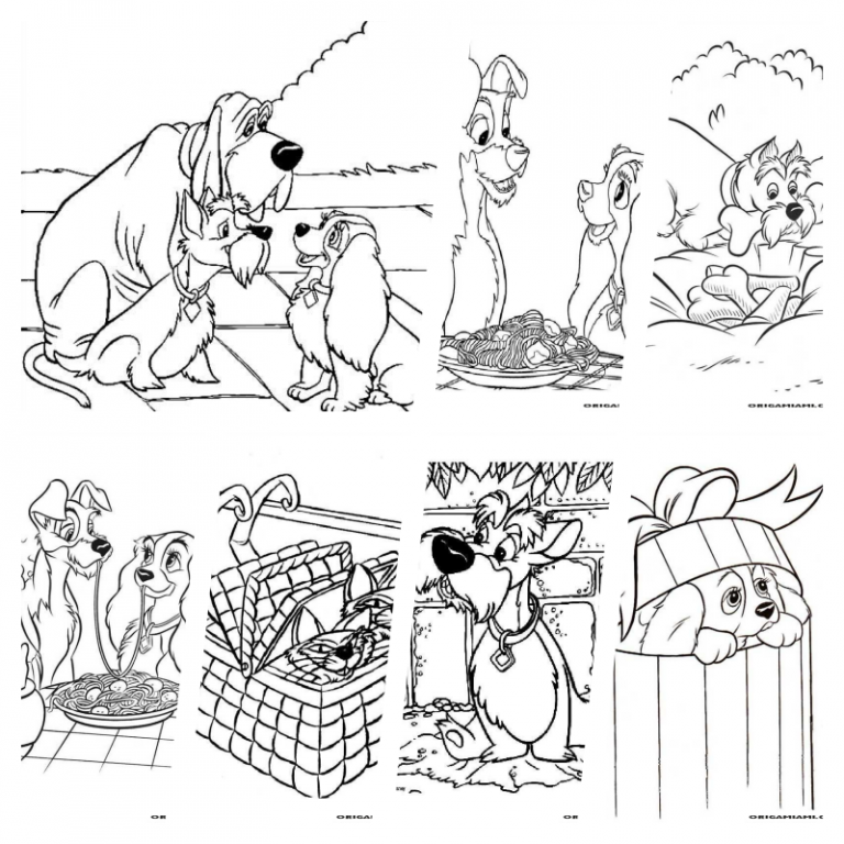 coloringpages The lady and the trump coloring pages