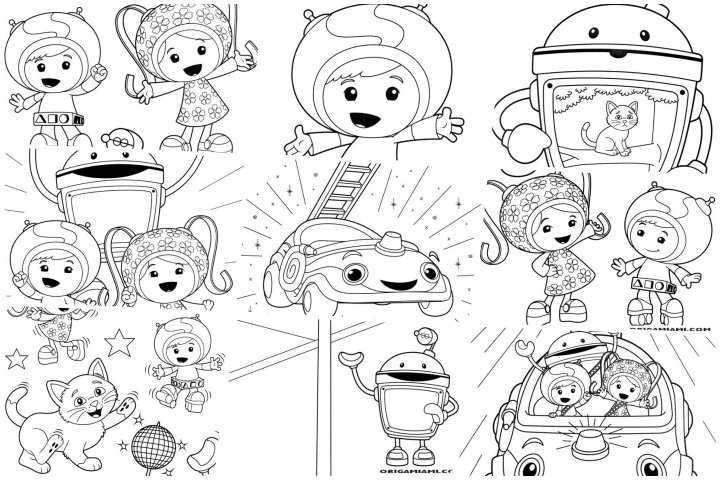 Umizoomi coloring pages