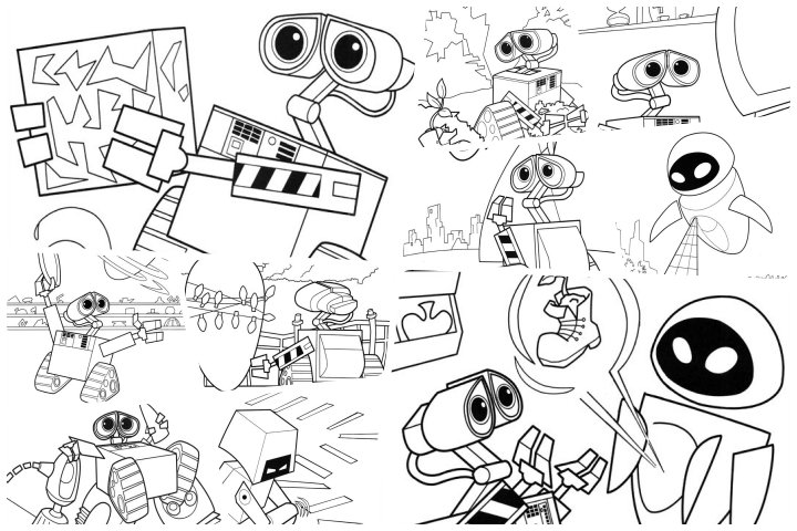 Wall-e coloring pages