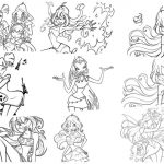 coloringpages Winx club coloring pages