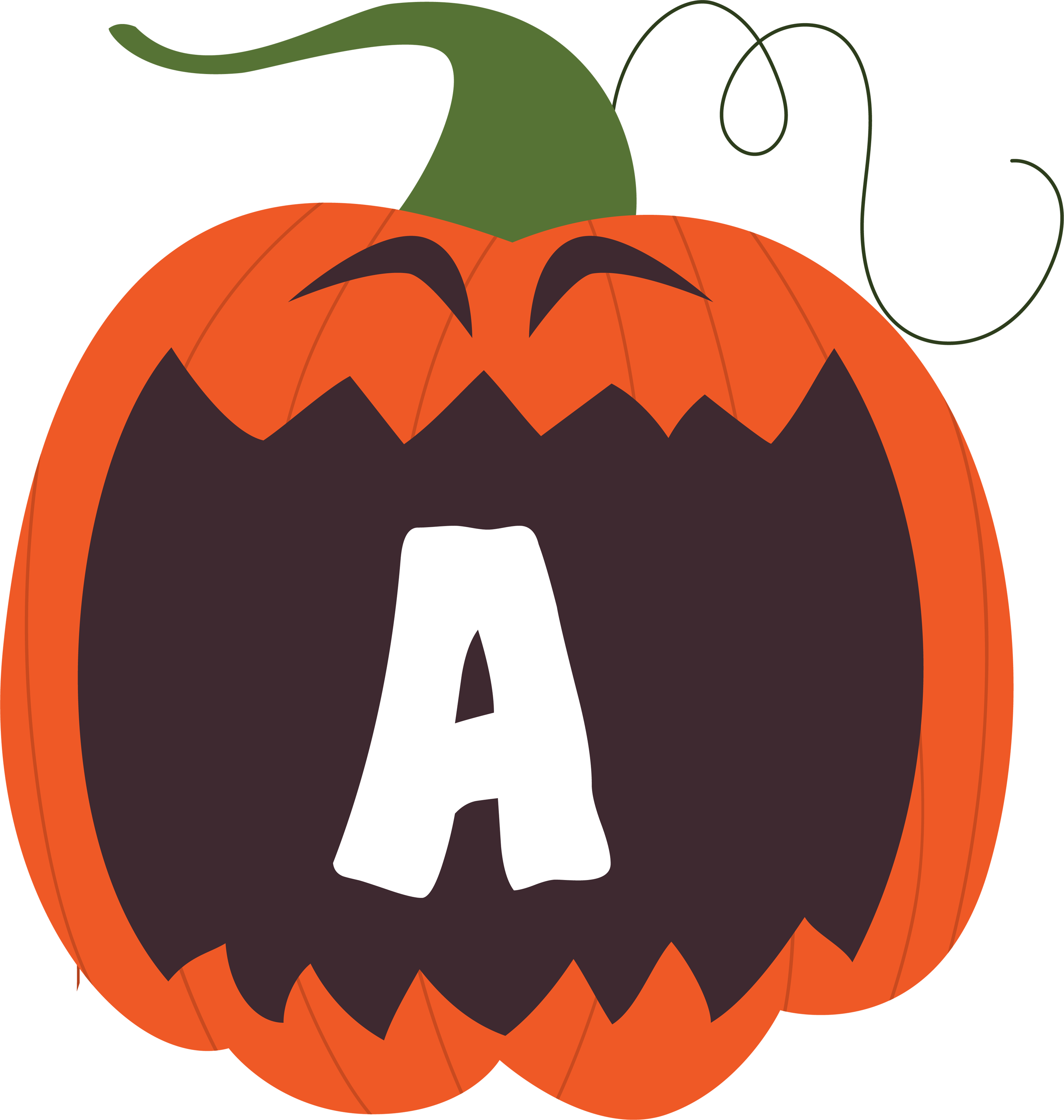 halloween pumpkin alphabet letters (1)