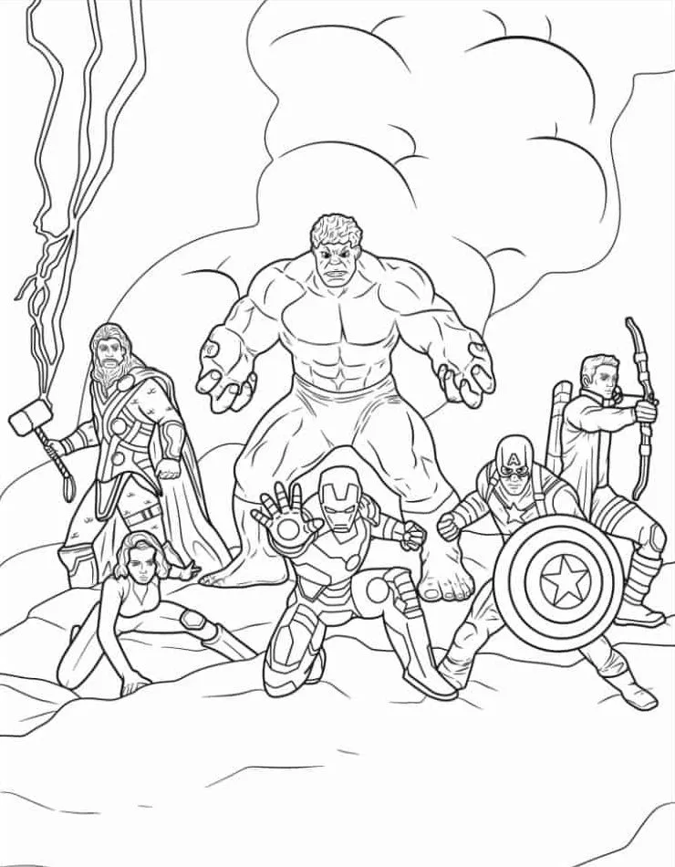 American Captain coloring page (17)