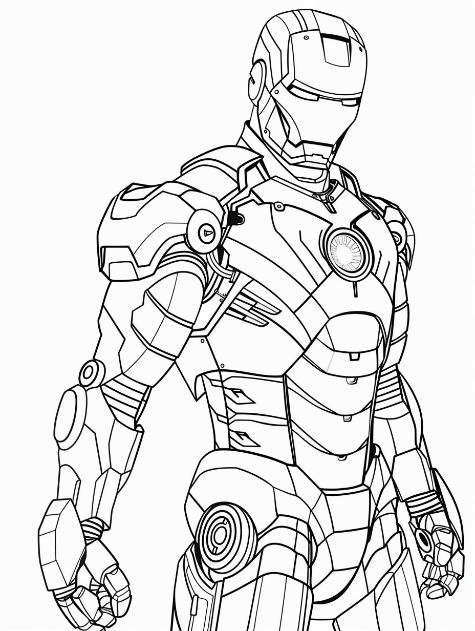 Avengers coloring page (2)