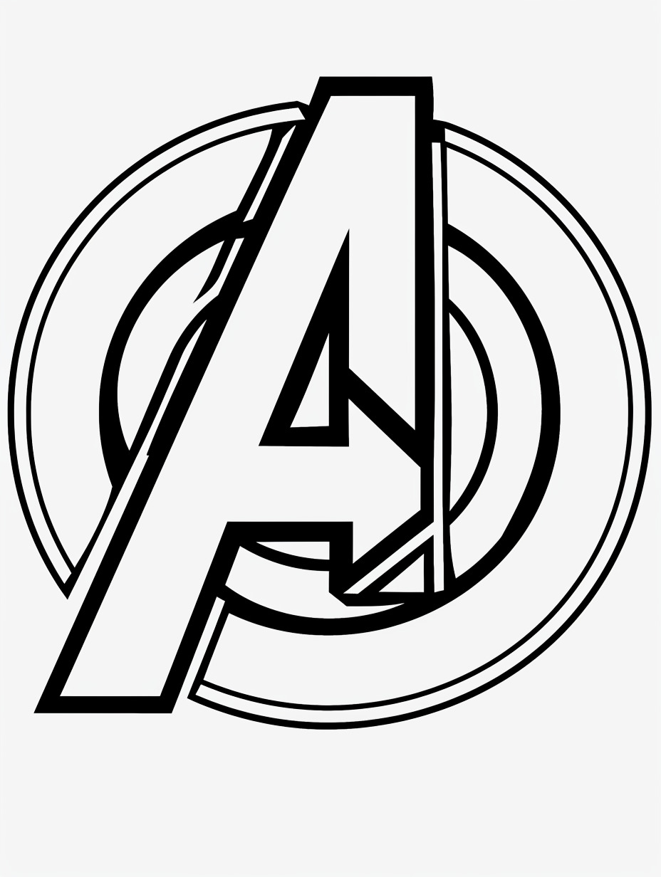 Avengers coloring page (4)