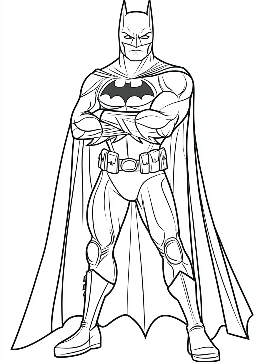 Batman coloring page (1)