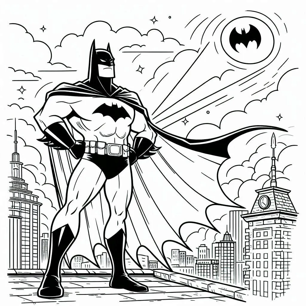 Batman coloring page (11)