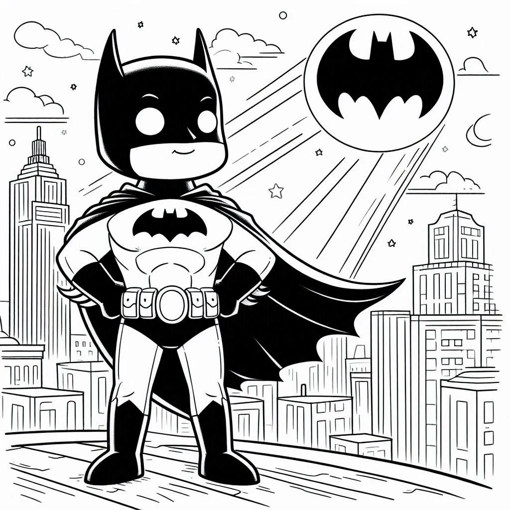 Batman coloring page (12)