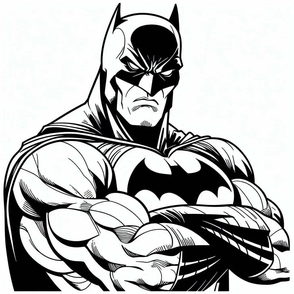 Batman coloring page (2)