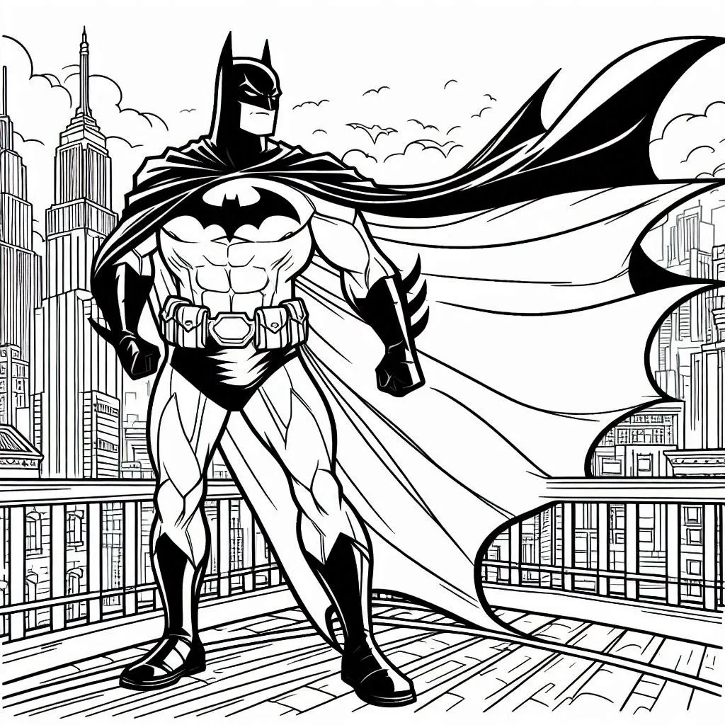 Batman coloring page (4)