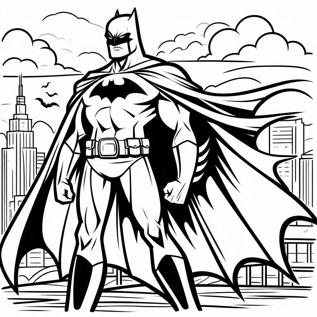 Batman coloring page (5)