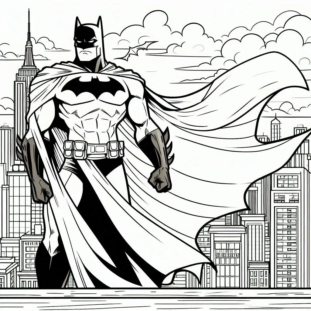 Batman coloring page (6)