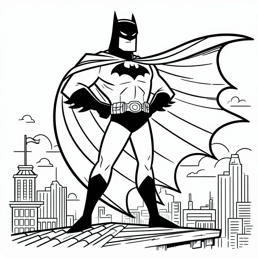 Batman coloring page (7)