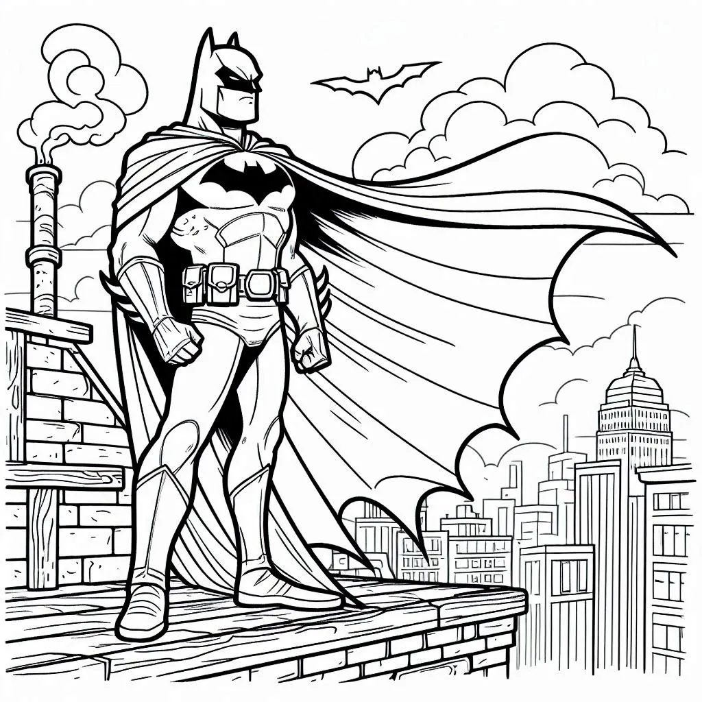 Batman coloring page (8)