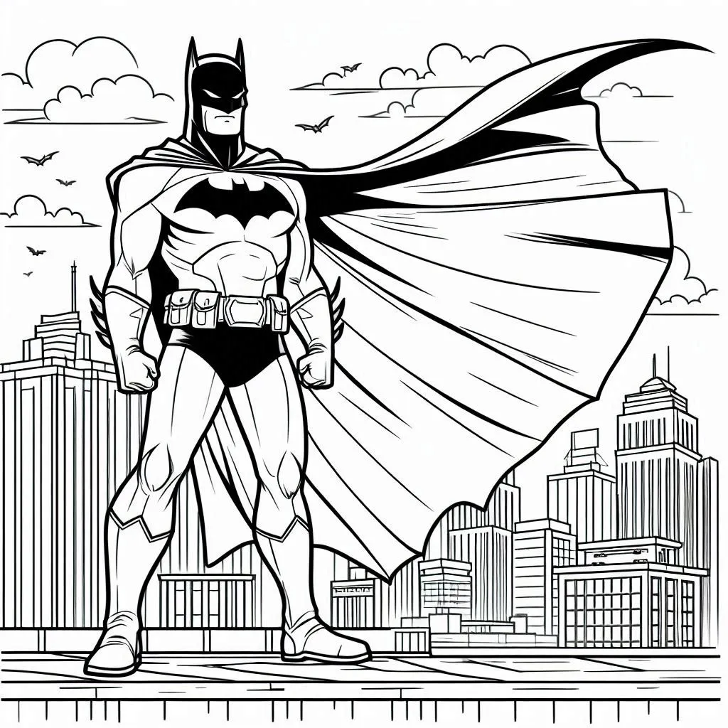 Batman coloring page (9)