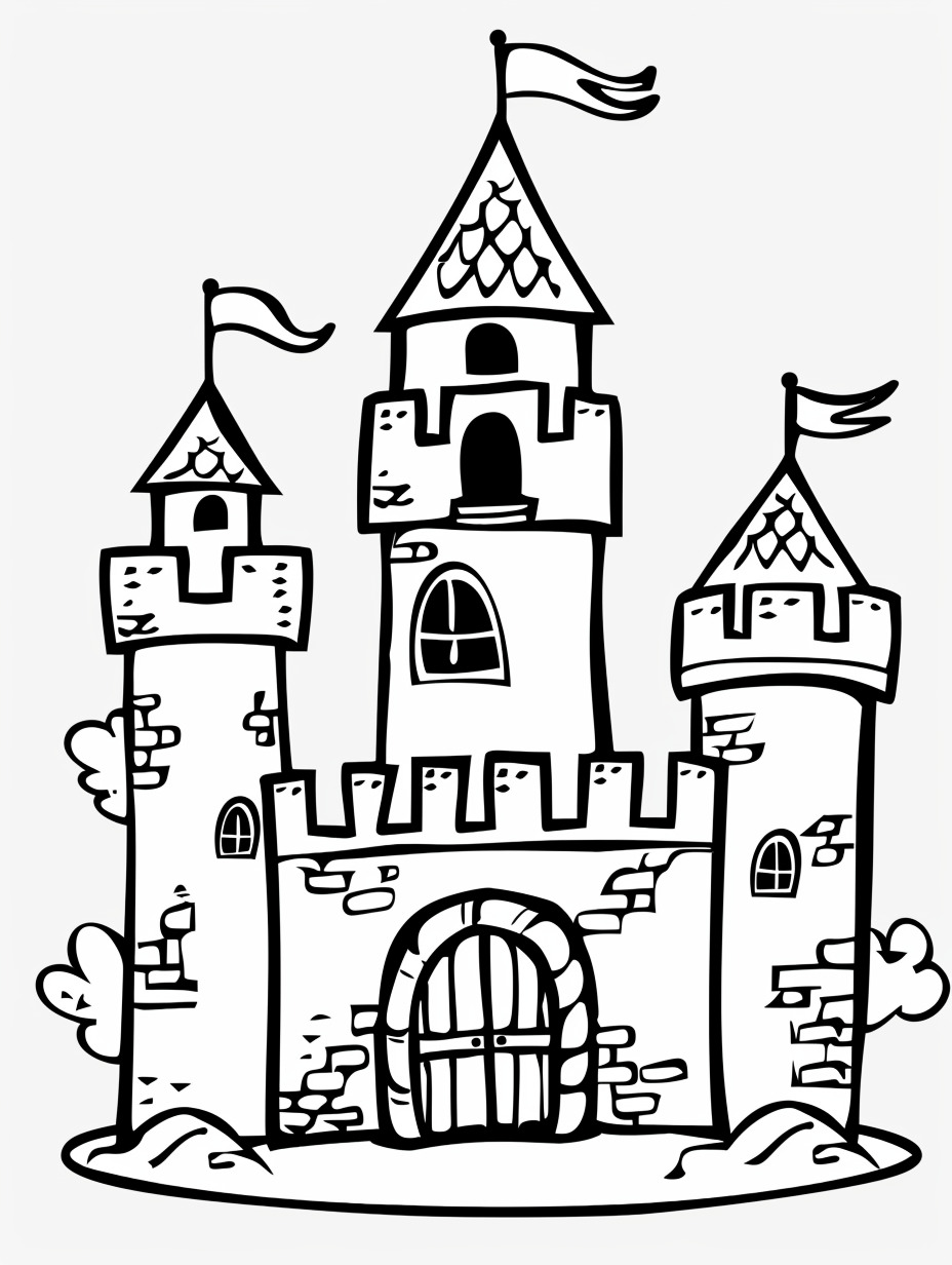 Castle coloring page (22)