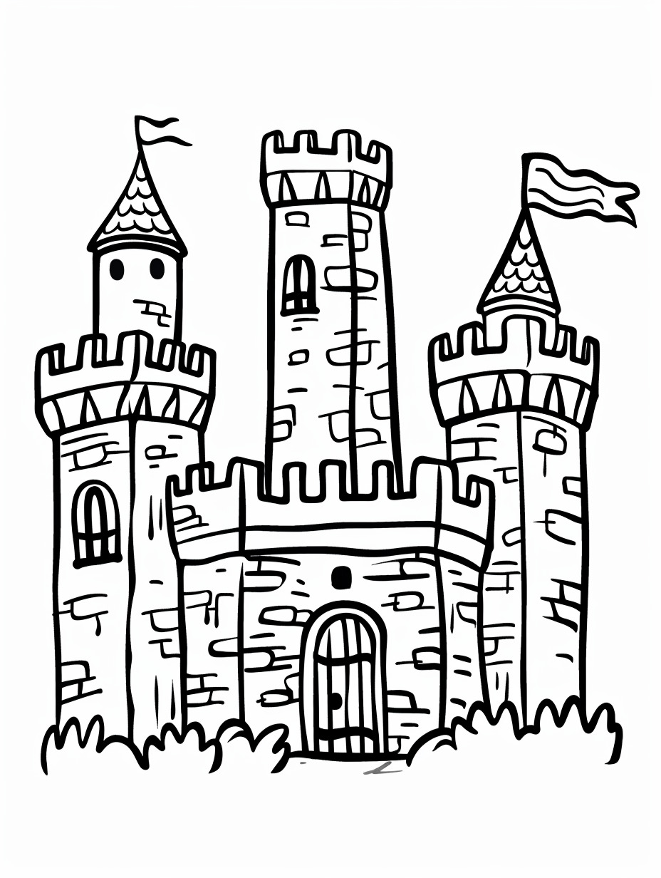 Castle coloring page (24)