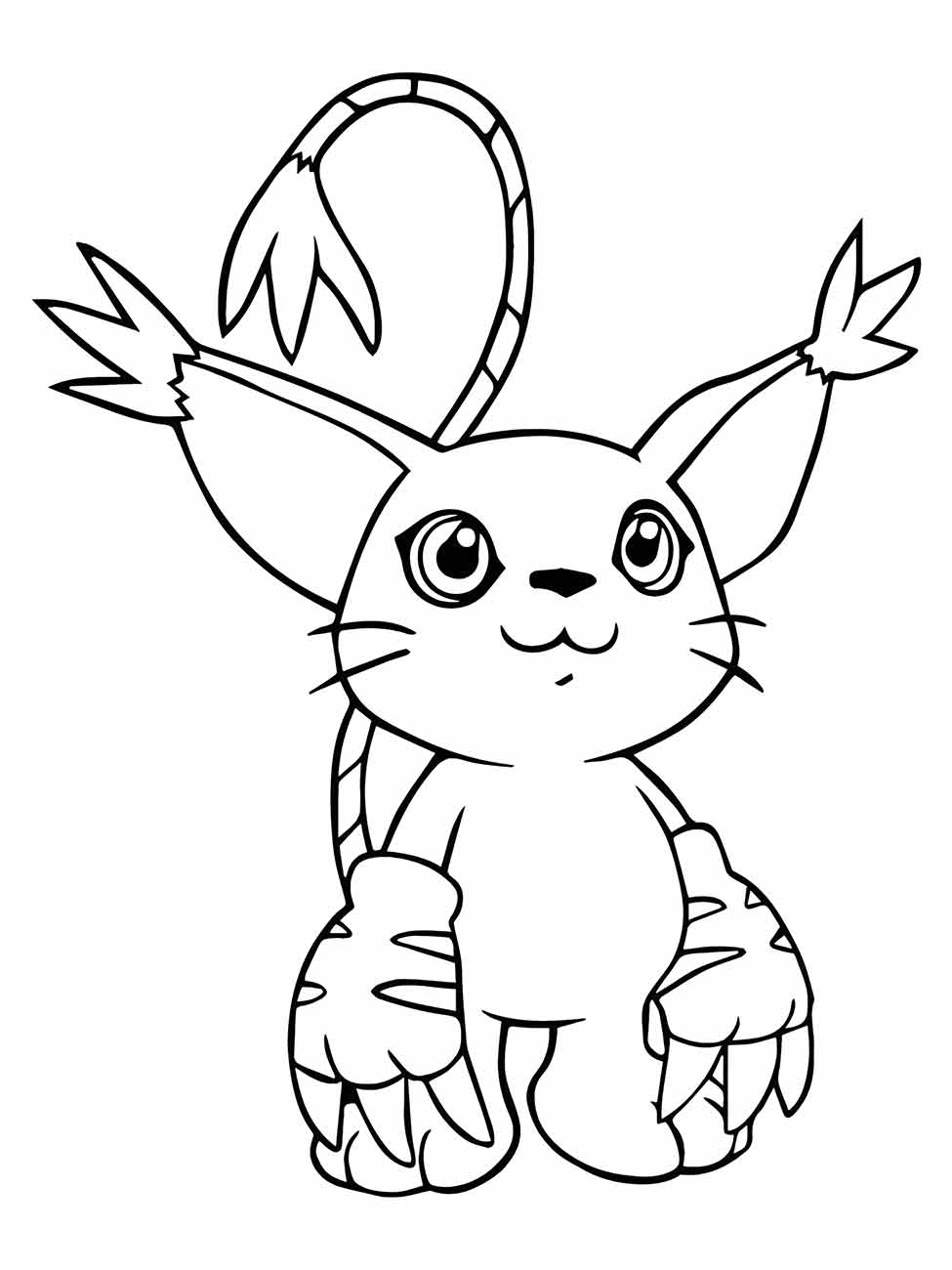 Digimon coloring page (1)