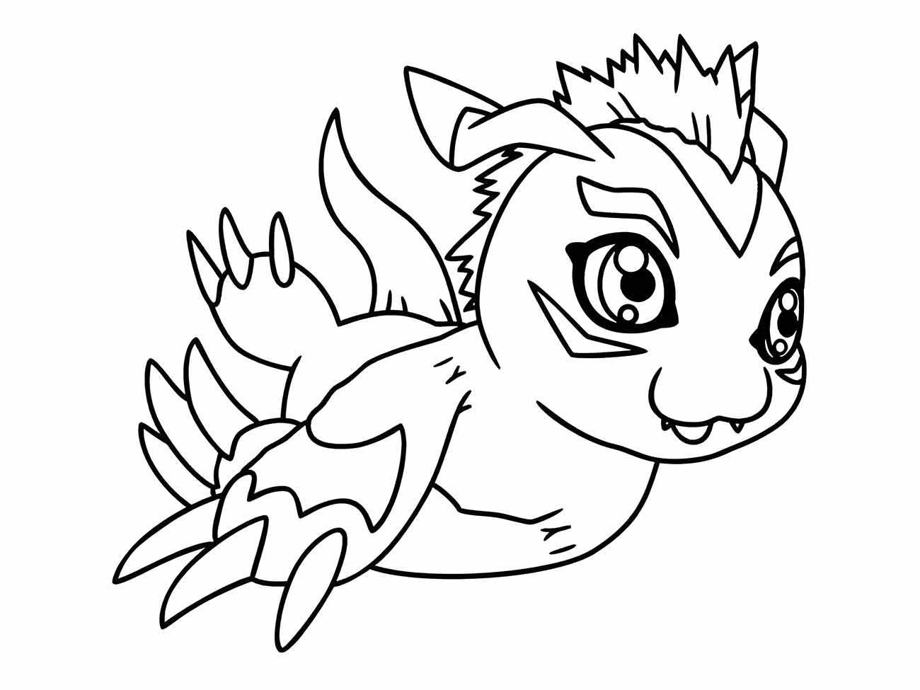 Digimon coloring page (13)