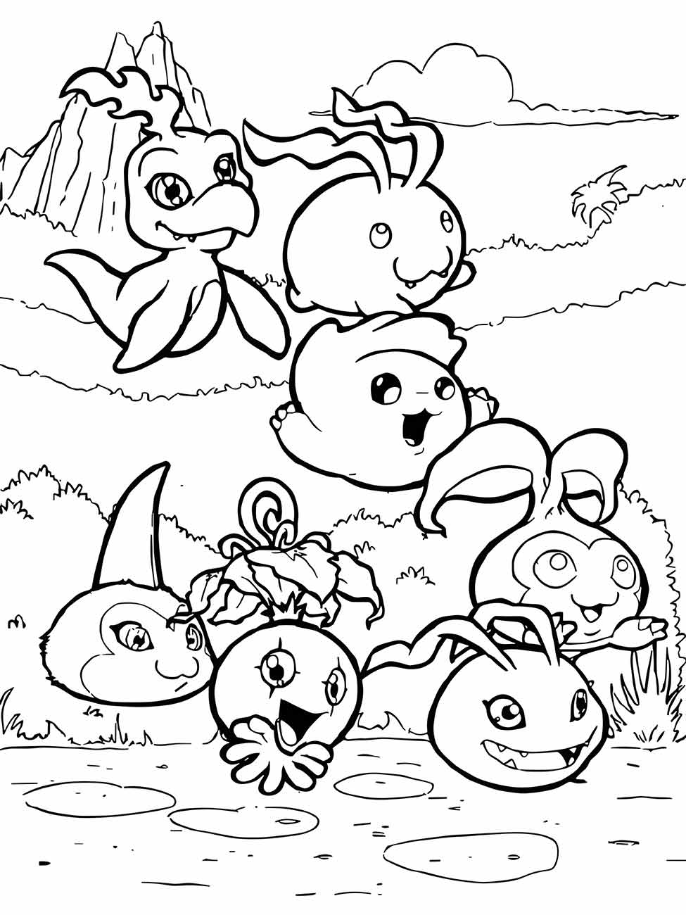 Digimon coloring page (16)