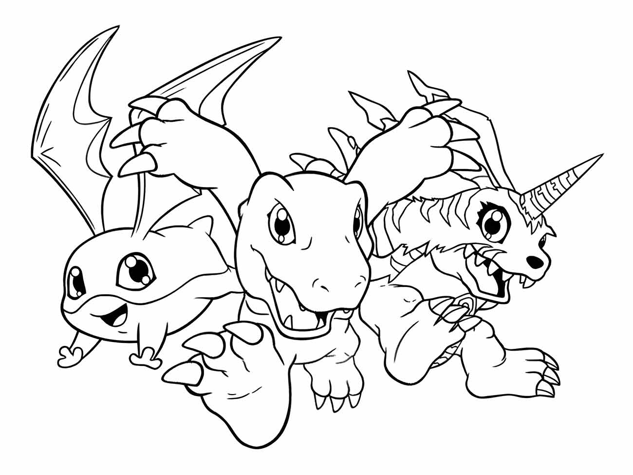 Digimon coloring page (18)