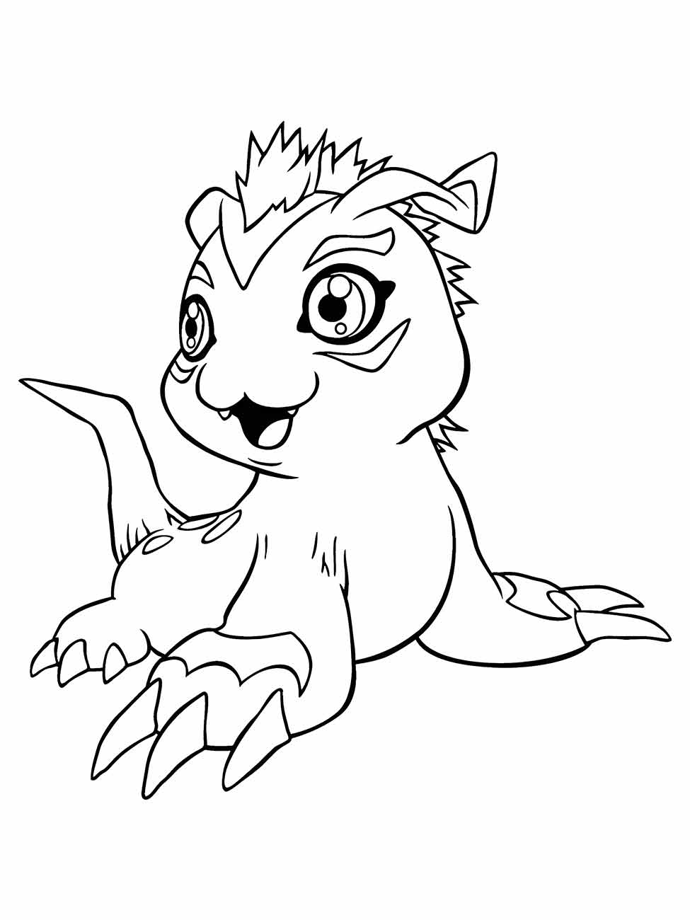 Digimon coloring page (21)