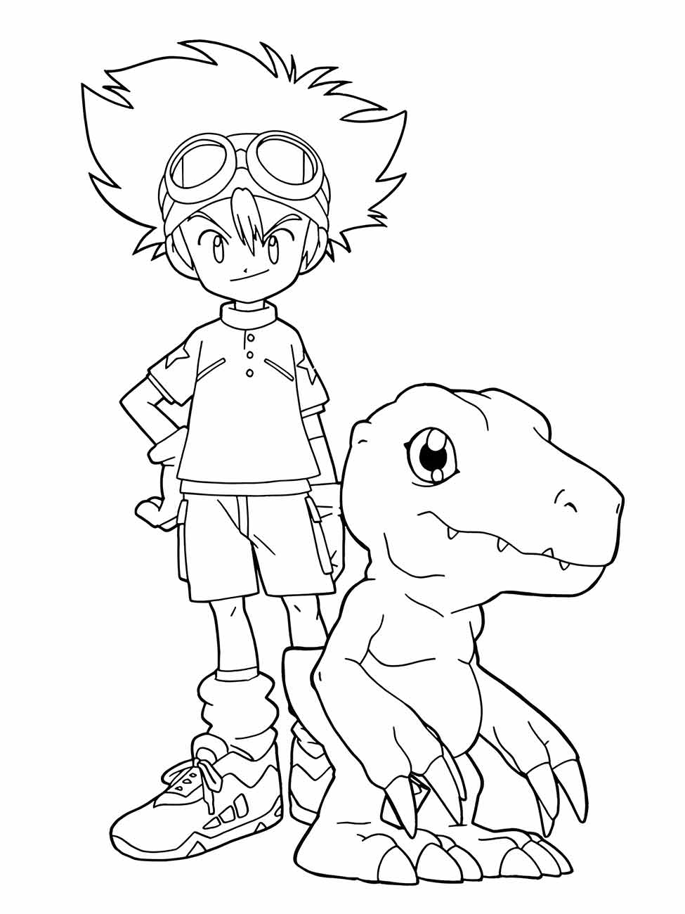 Digimon coloring page (23)