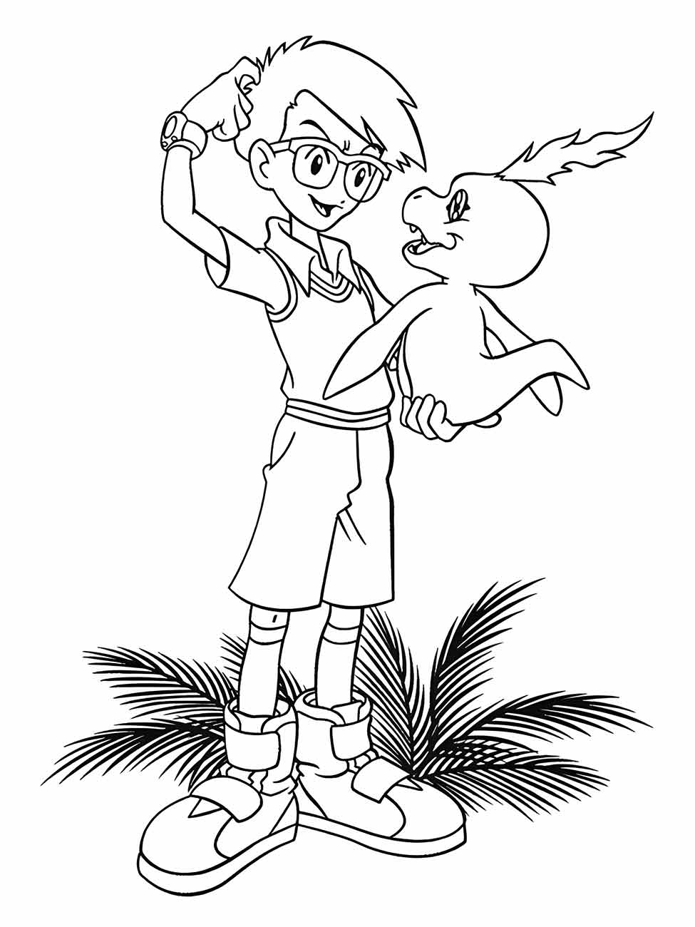 Digimon coloring page (24)