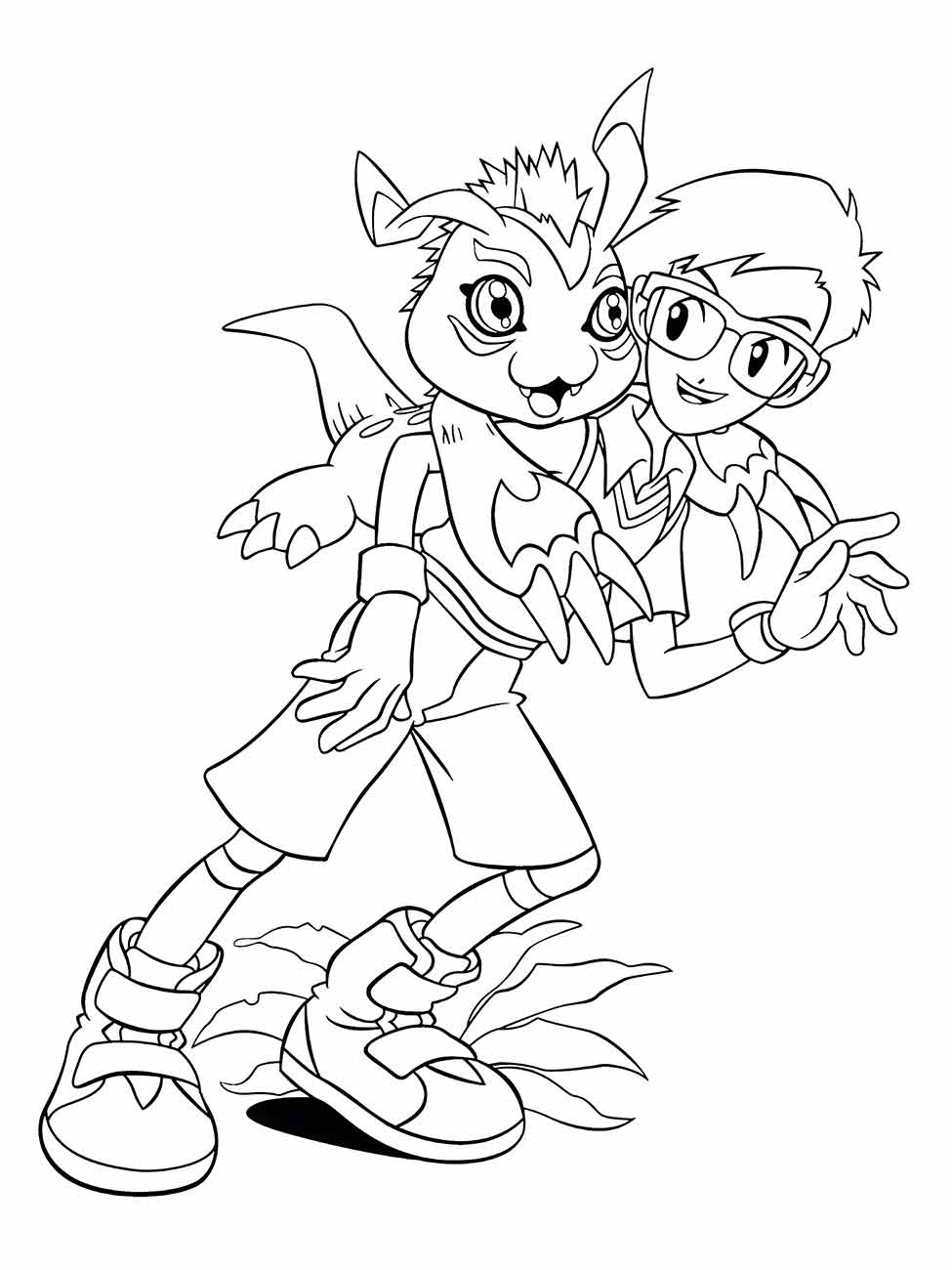 Digimon coloring page (29)