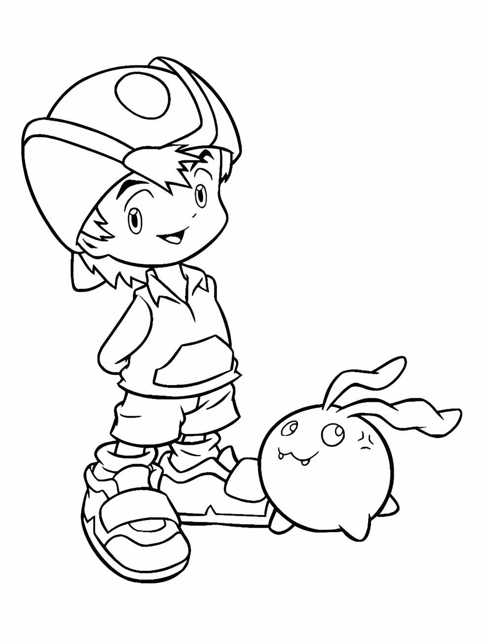 Digimon coloring page (30)