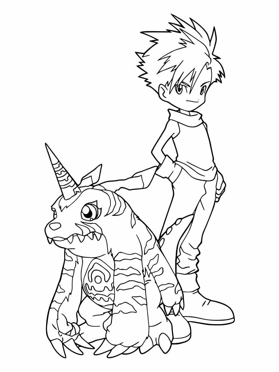 Digimon coloring page (33)