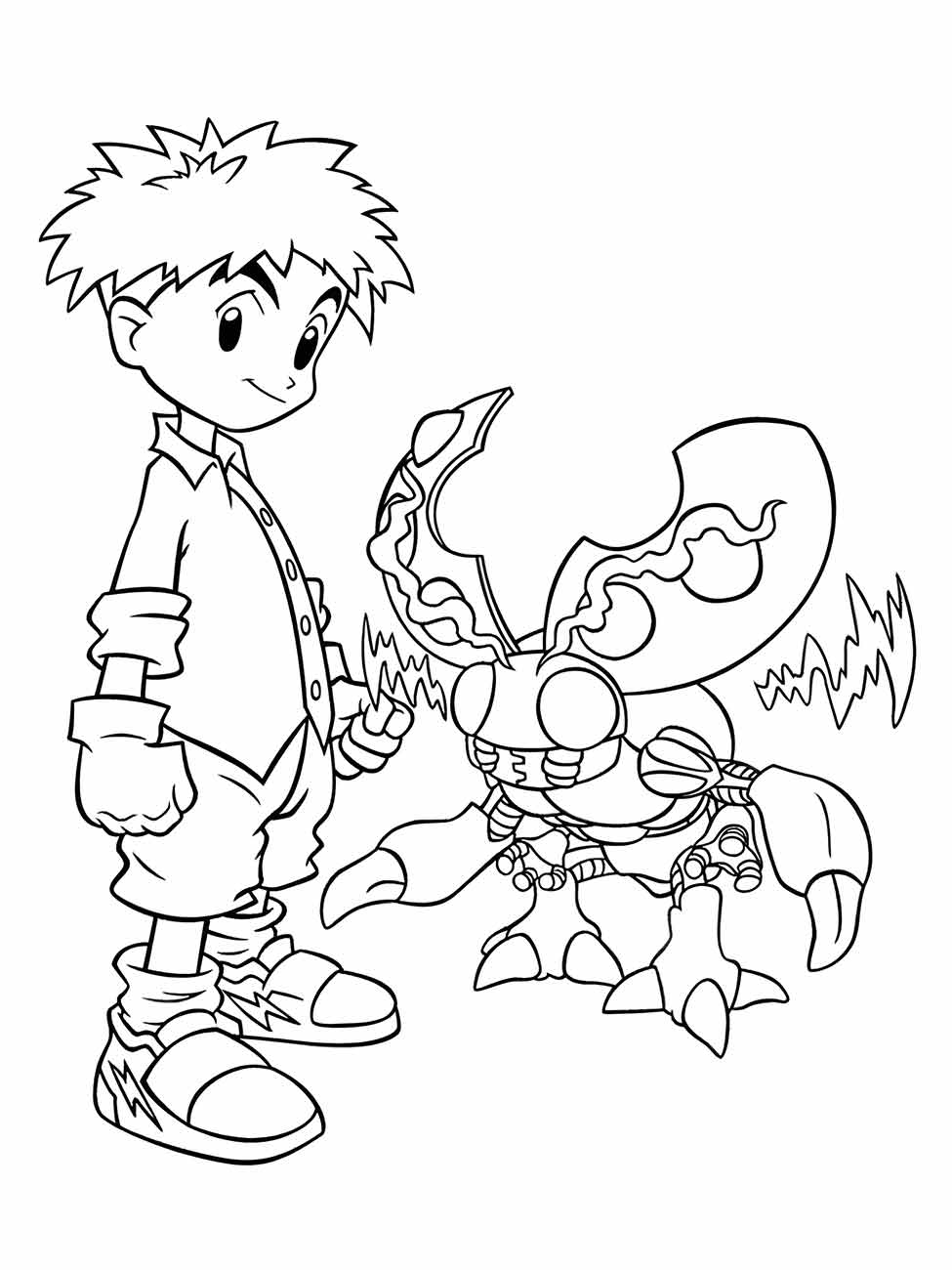 Digimon coloring page (34)