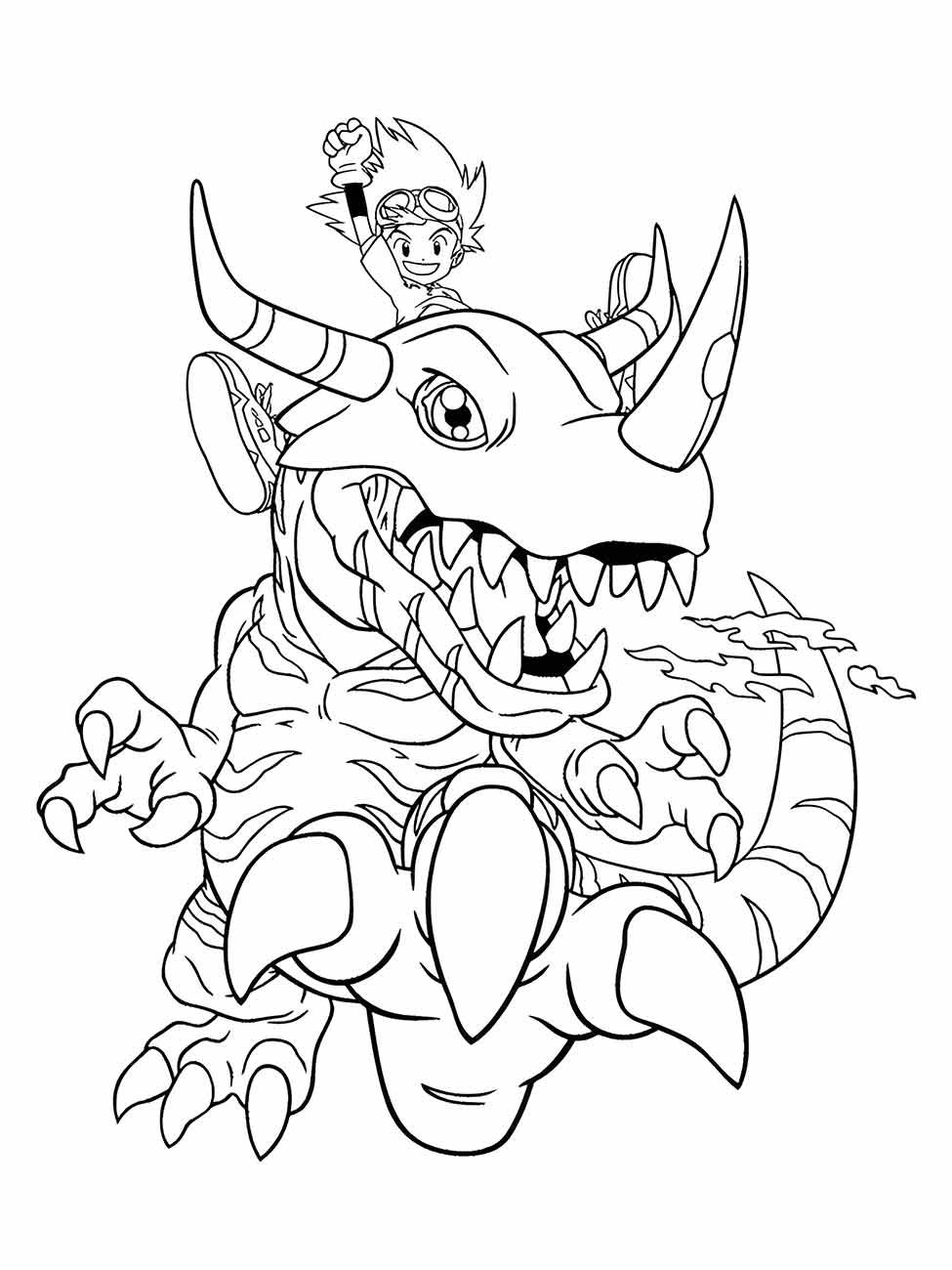 Digimon coloring page (40)