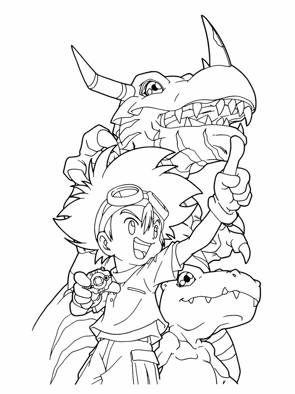 Digimon coloring page (42)