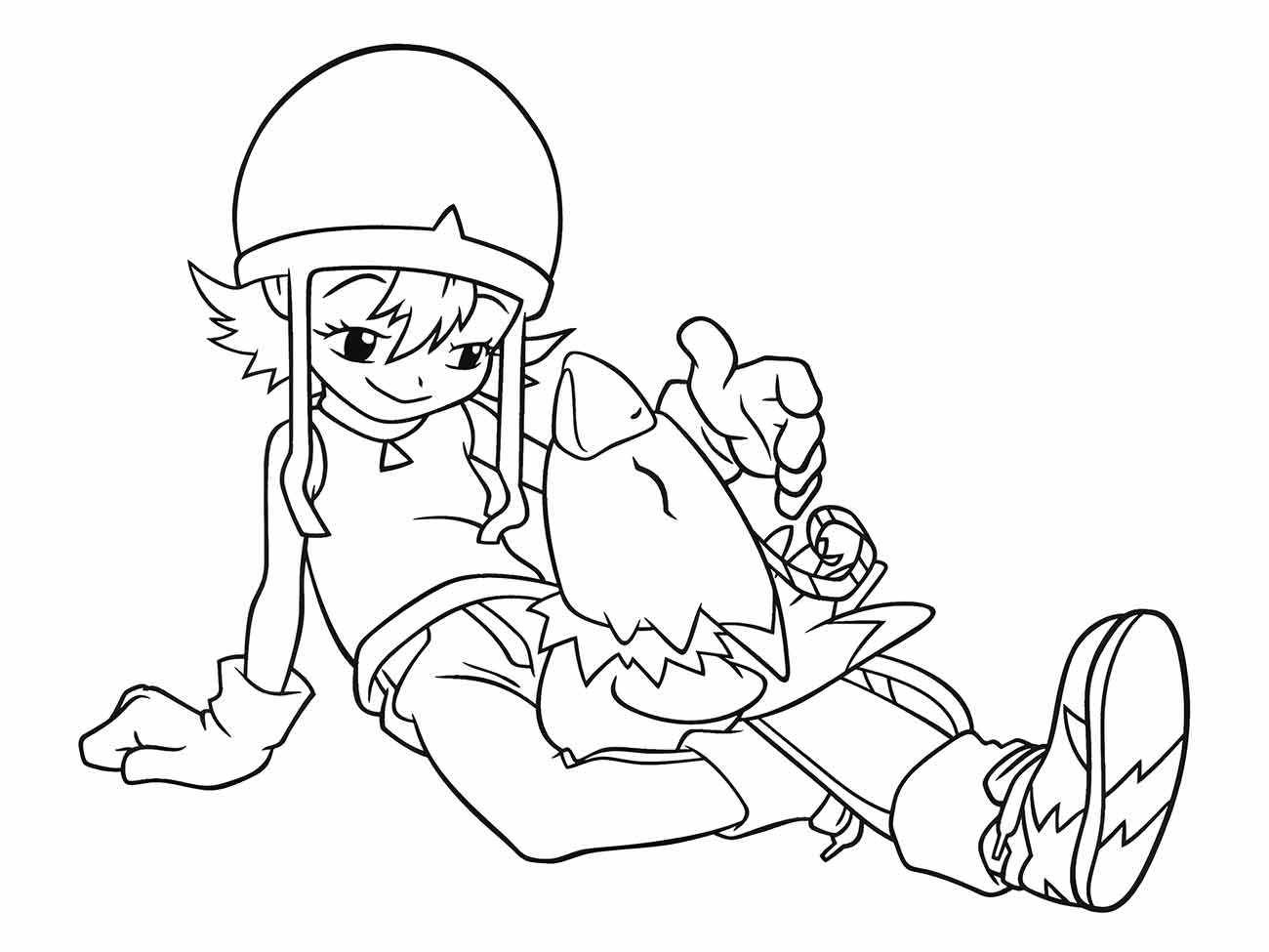 Digimon coloring page (45)