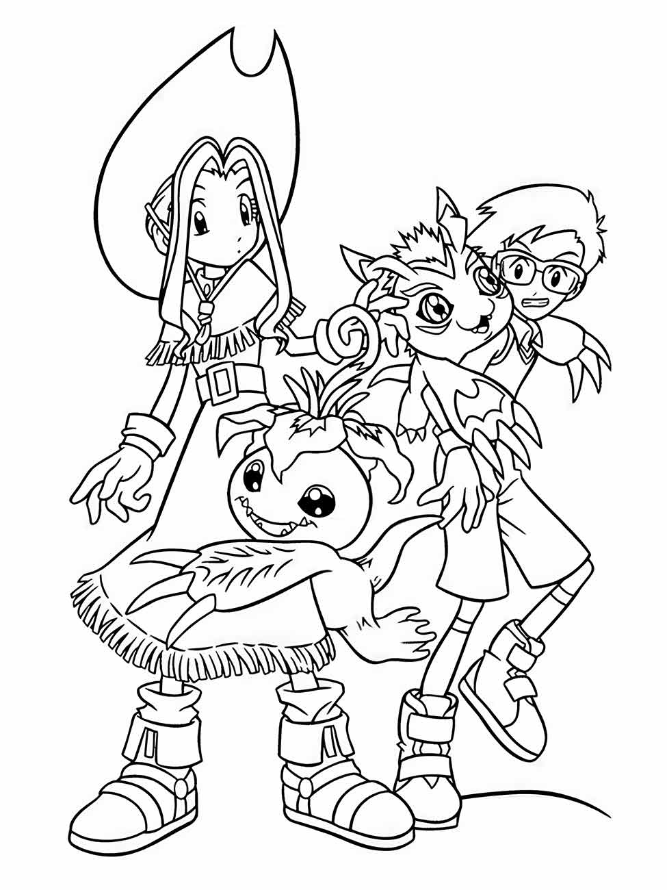 Digimon coloring page (47)