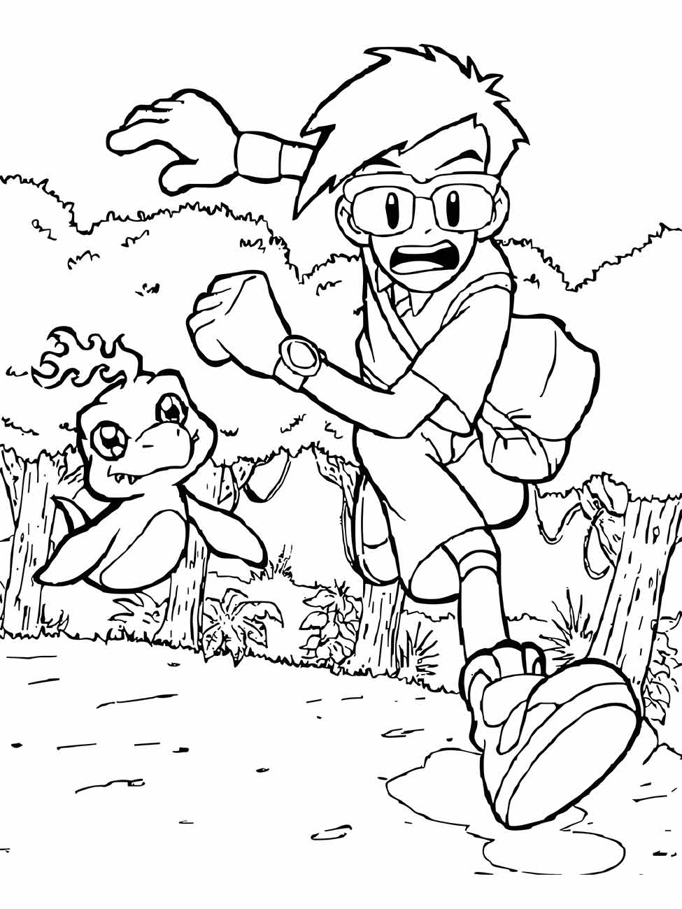 Digimon coloring page (48)